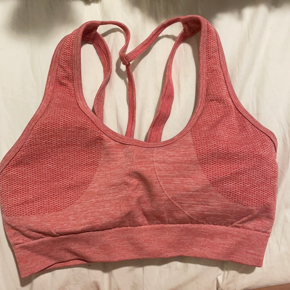 Never worn pink sports bra